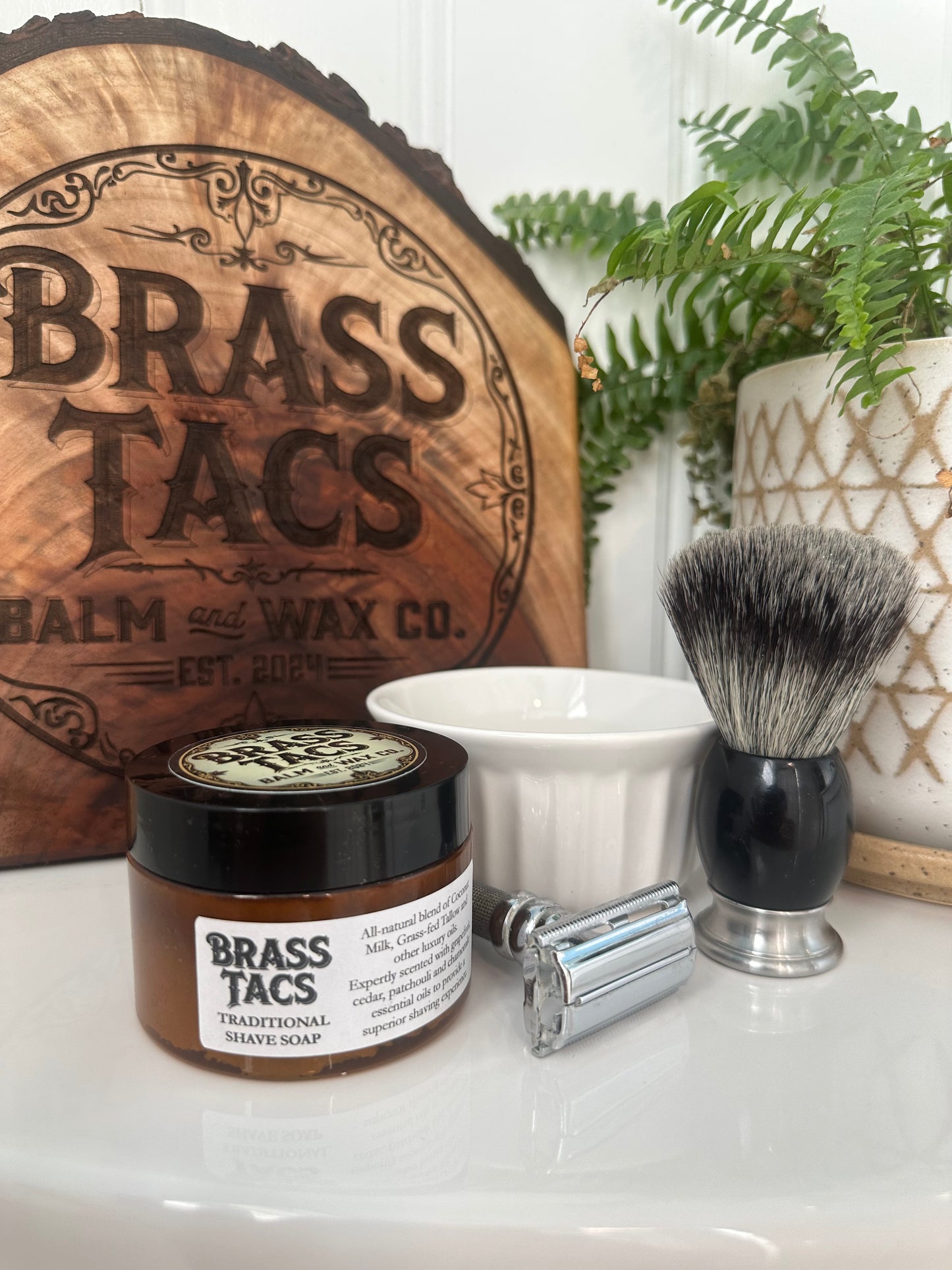 Brass Tacs Traditional Shave Soap
