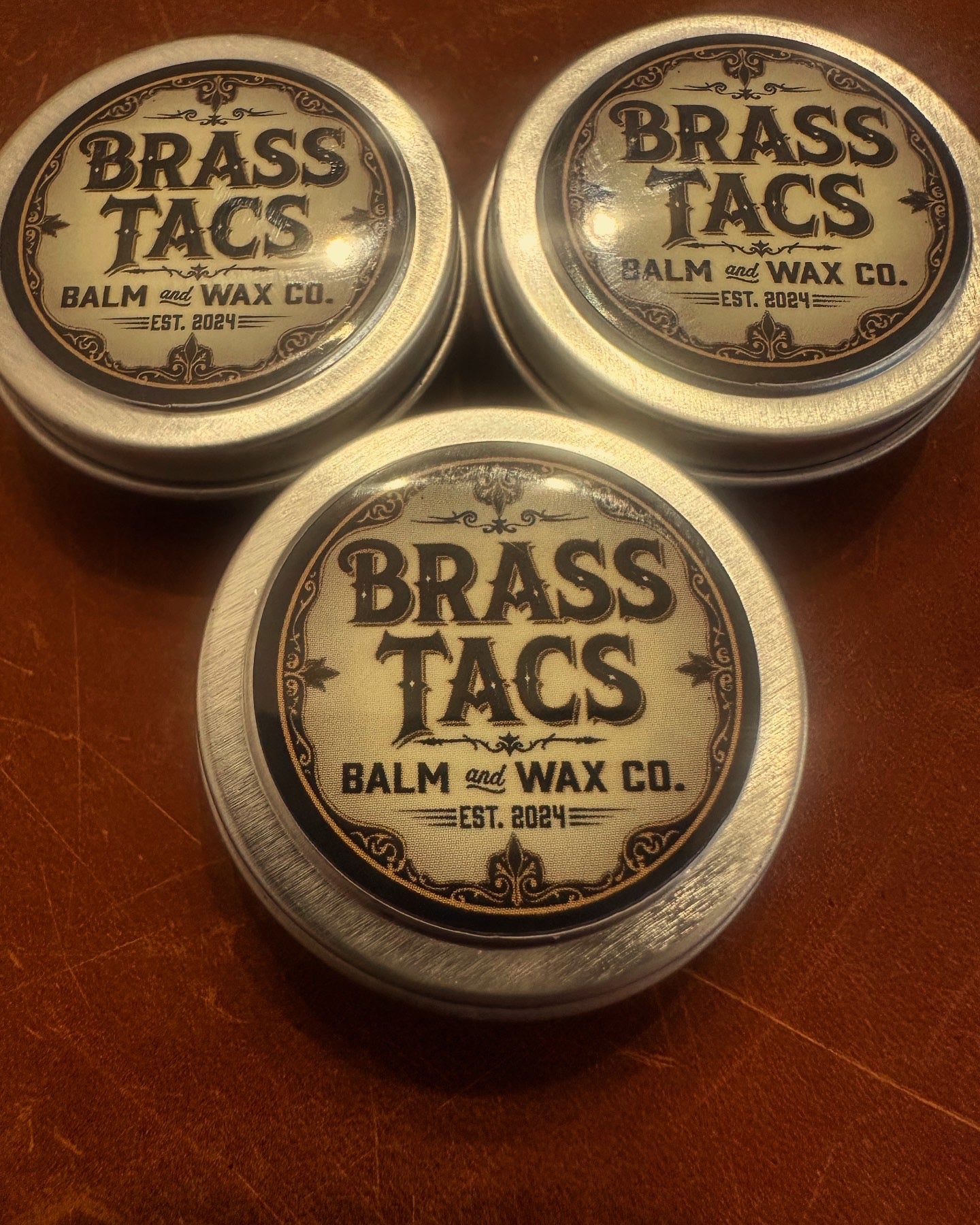 Brass Tacs Superior Mustache Wax — Spiced Vanilla