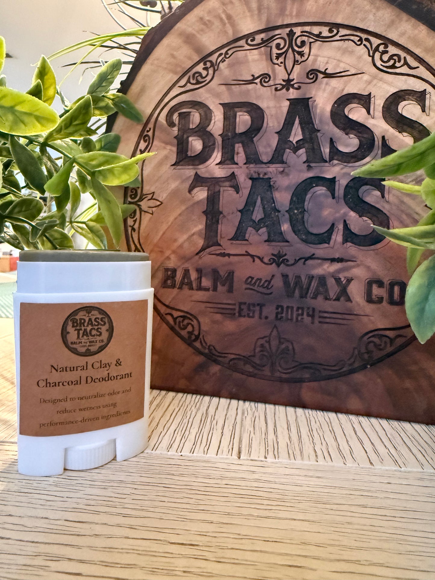 Brass Tacs Clay and Charcoal Deodorant