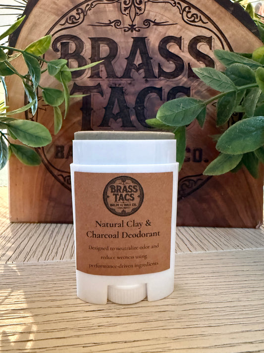 Brass Tacs Clay and Charcoal Deodorant