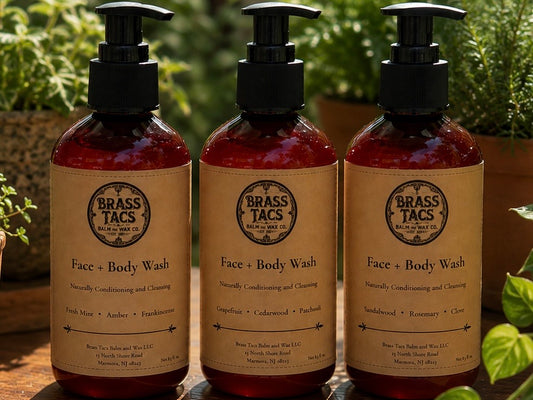 Brass Tacs Face + Body Wash