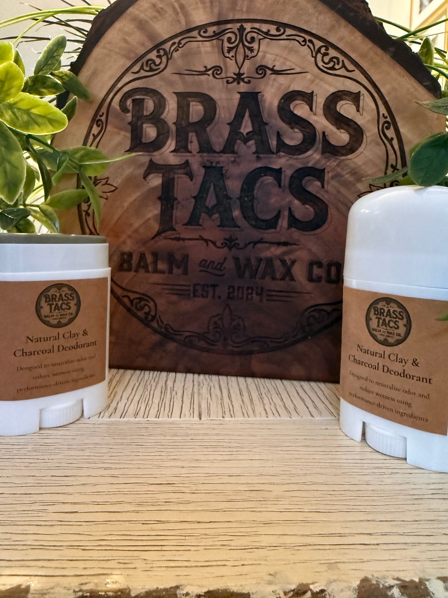 Brass Tacs Clay and Charcoal Deodorant